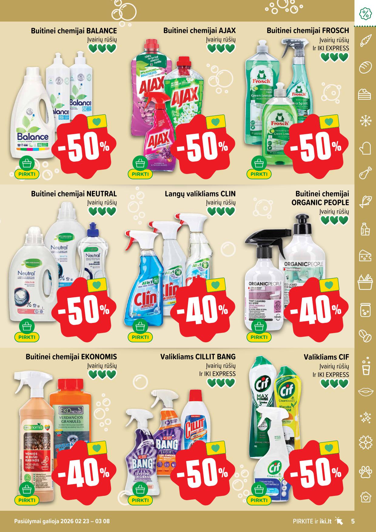 Naujausias IKI kaininis katalogas 2026.02.23 - 2026.03.01