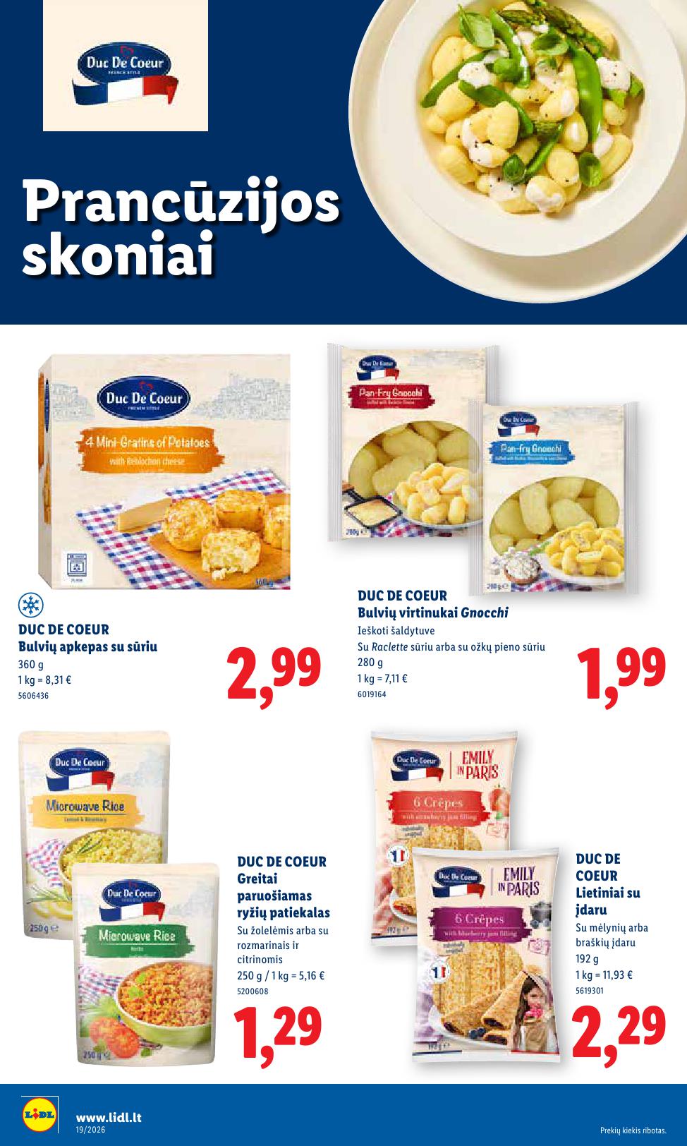 Naujausias LIDL kaininis katalogas 2026.05.04 - 2026.05.10