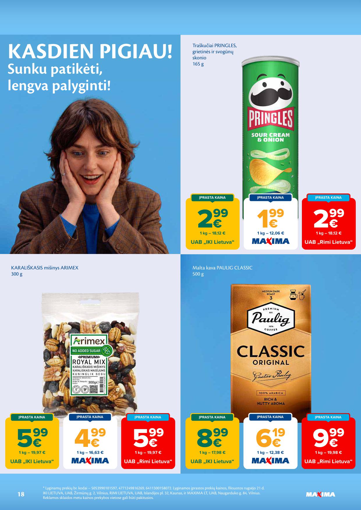 Naujausias MAXIMA kaininis katalogas 2026.09.29 - 2026.10.05