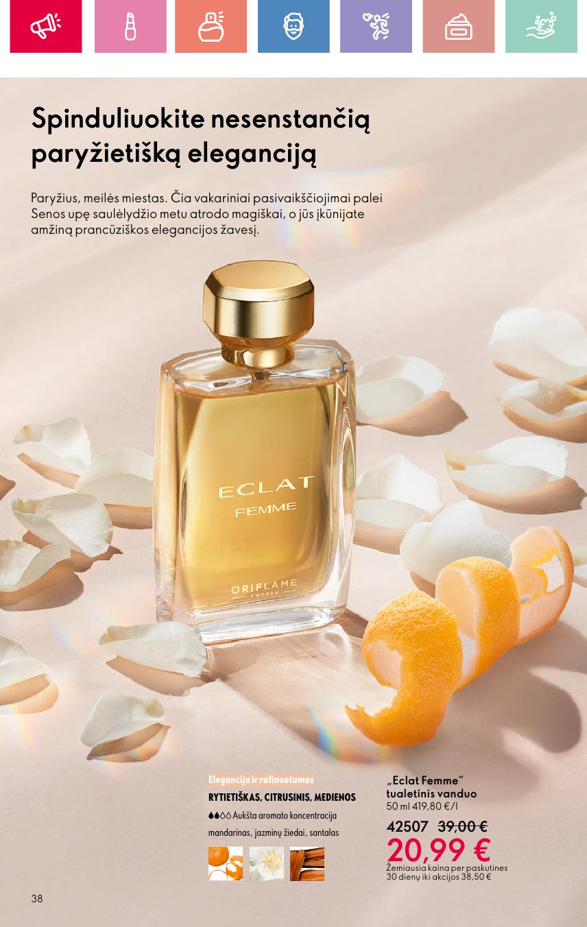 ORIFLAME katalogas galioja 2025.08.03 - 2025.08.23