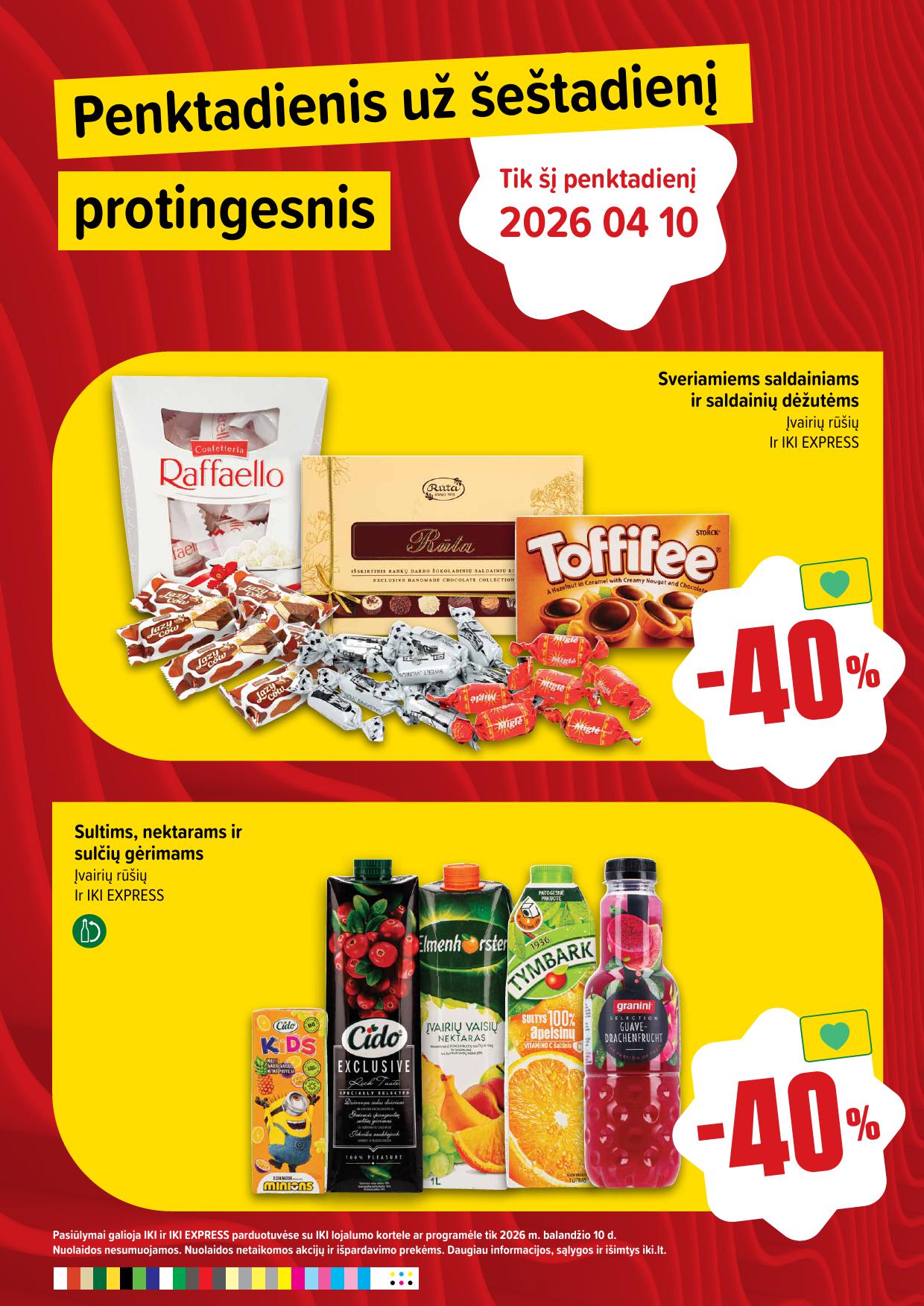 Naujausias IKI kaininis katalogas 2026.04.06 - 2026.04.12