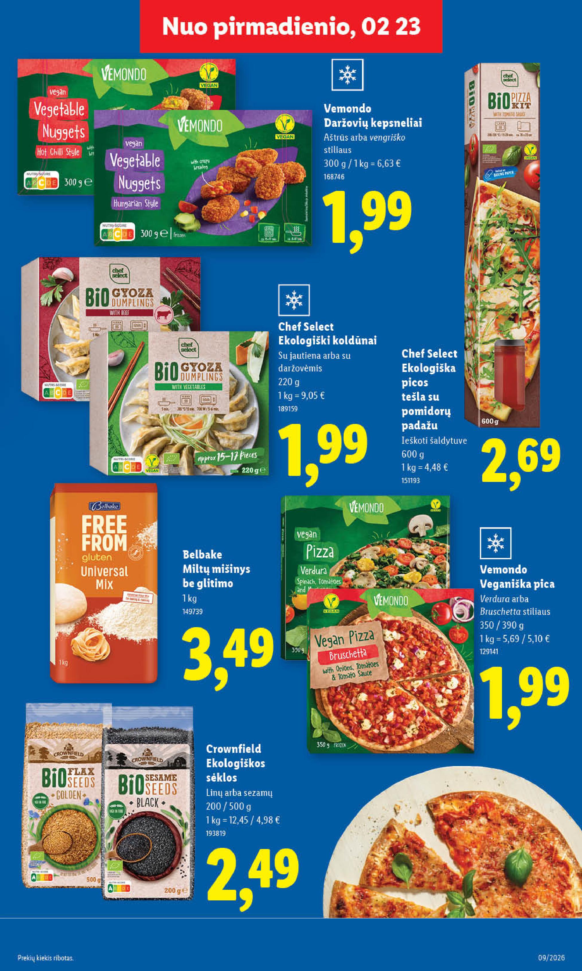 Naujausias LIDL kaininis katalogas 2026.02.23 - 2026.03.01