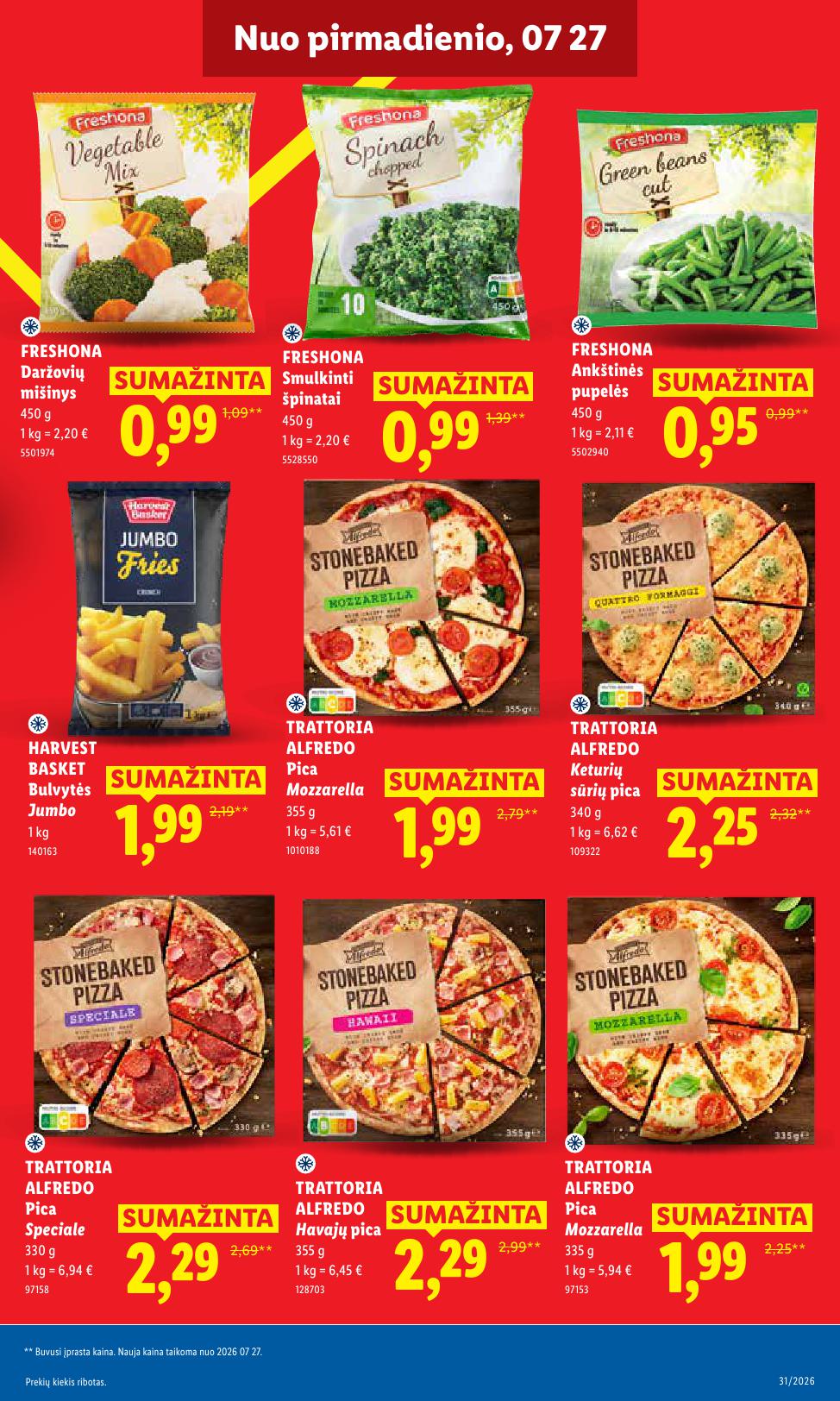 Naujausias LIDL kaininis katalogas 2026.07.27 - 2026.08.02