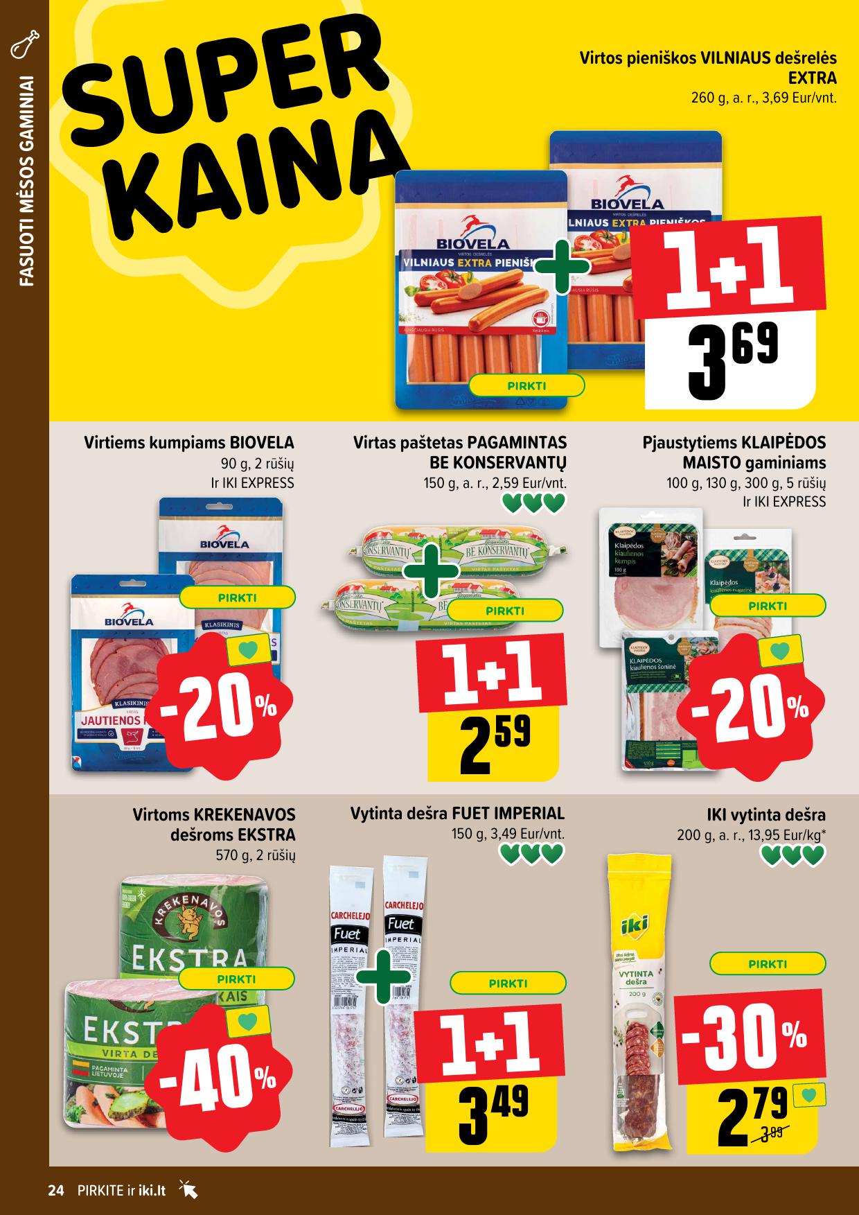 Naujausias IKI kaininis katalogas 2025.06.09 - 2025.06.15