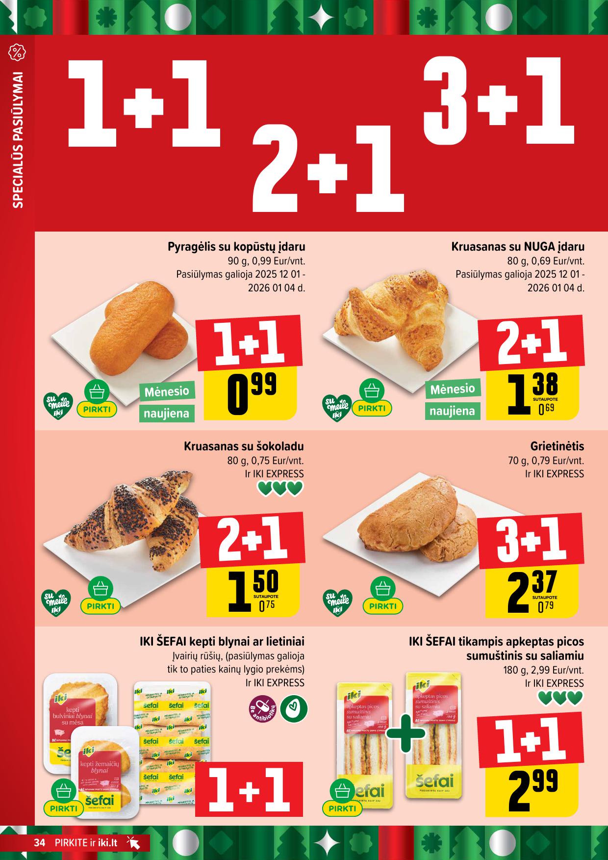 Naujausias IKI kaininis katalogas 2025.12.08 - 2025.12.14