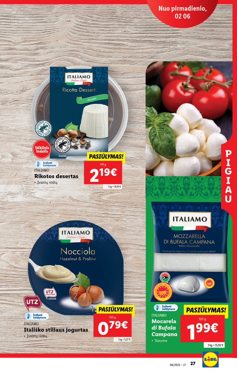 Naujausias LIDL kaininis katalogas 2023.02.06 - 2023.02.12