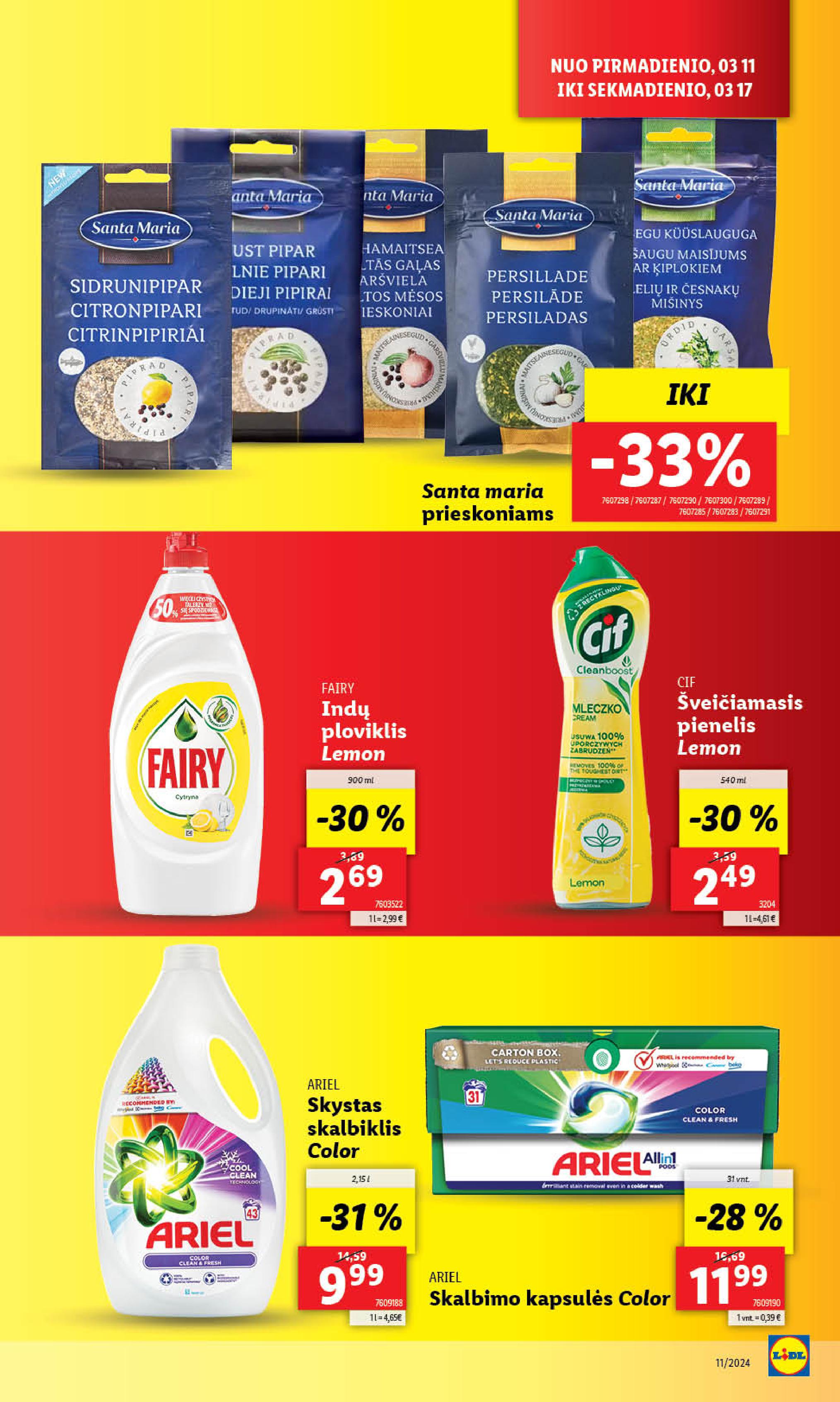 Naujausias LIDL kaininis katalogas 2024.03.11 - 2024.03.17