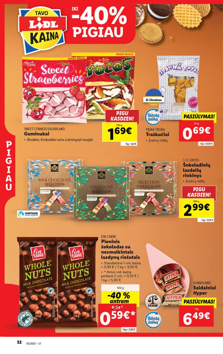 Naujausias LIDL kaininis katalogas 2023.01.02 - 2023.01.08
