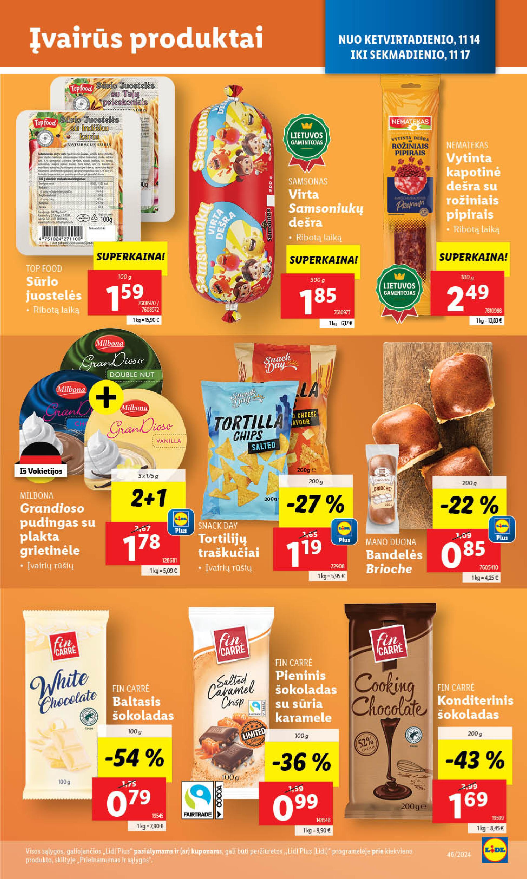 Naujausias LIDL kaininis katalogas 2024.11.11 - 2024.11.17