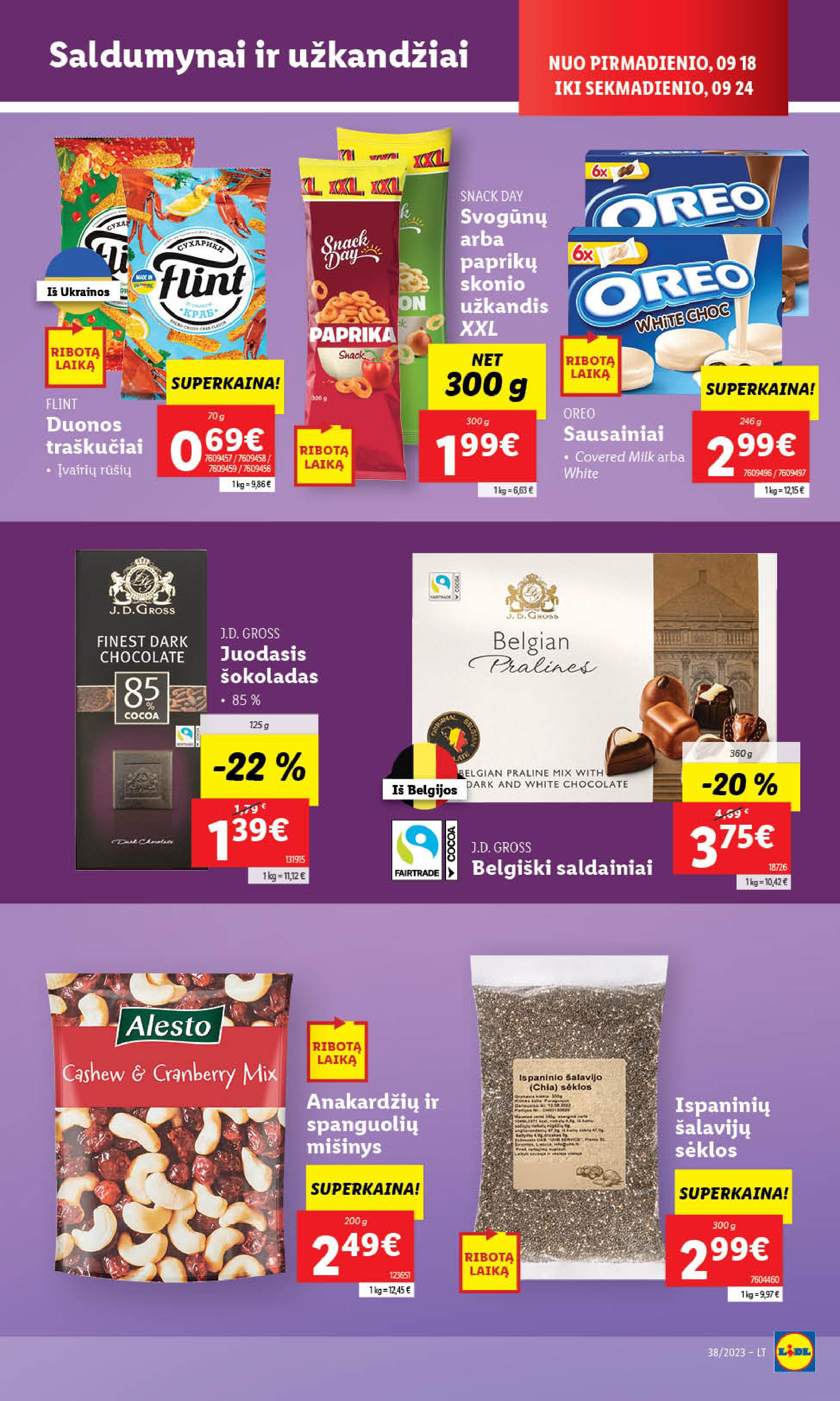 Naujausias LIDL kaininis katalogas 2023.09.18 - 2023.09.24