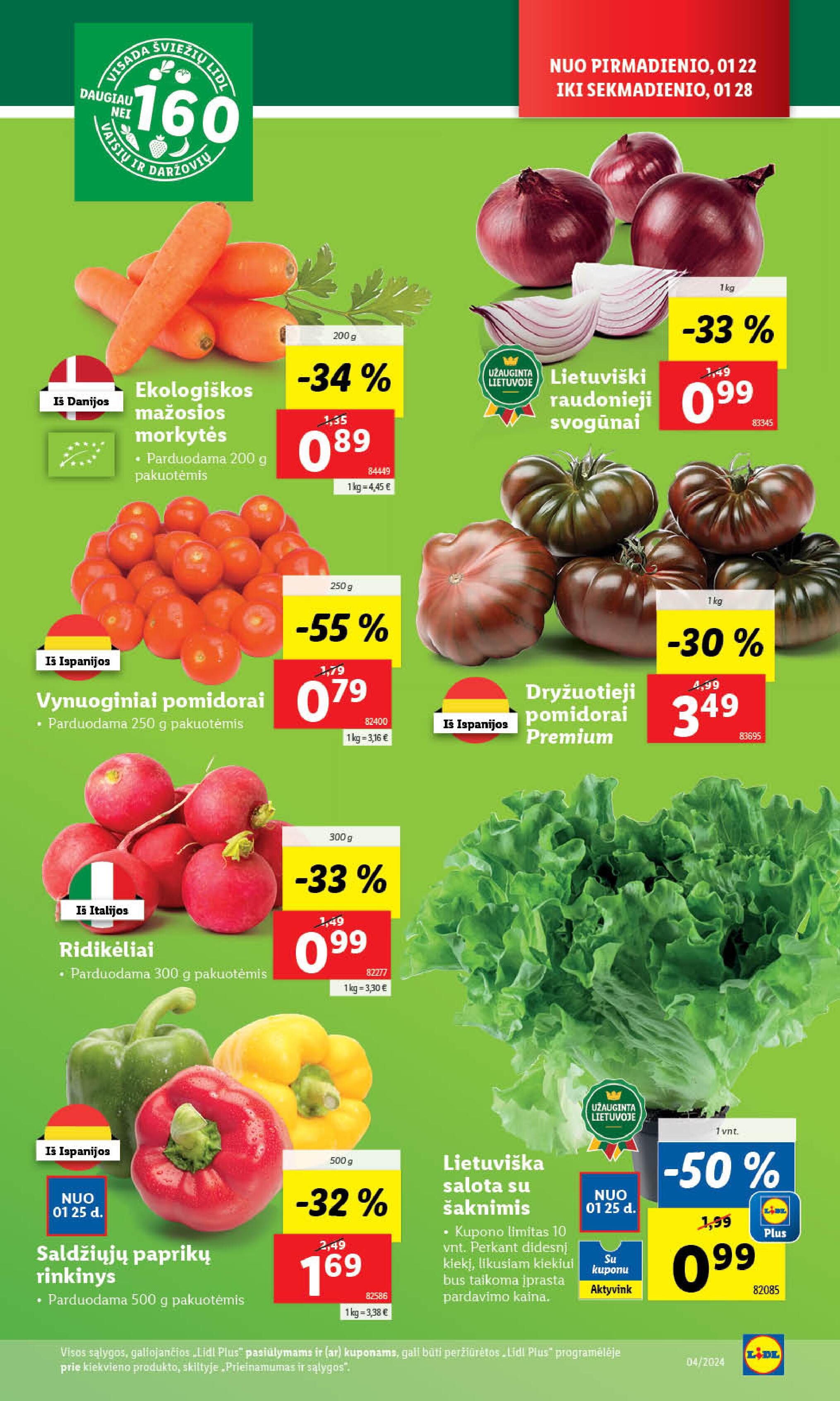Naujausias LIDL kaininis katalogas 2024.01.22 - 2024.01.28