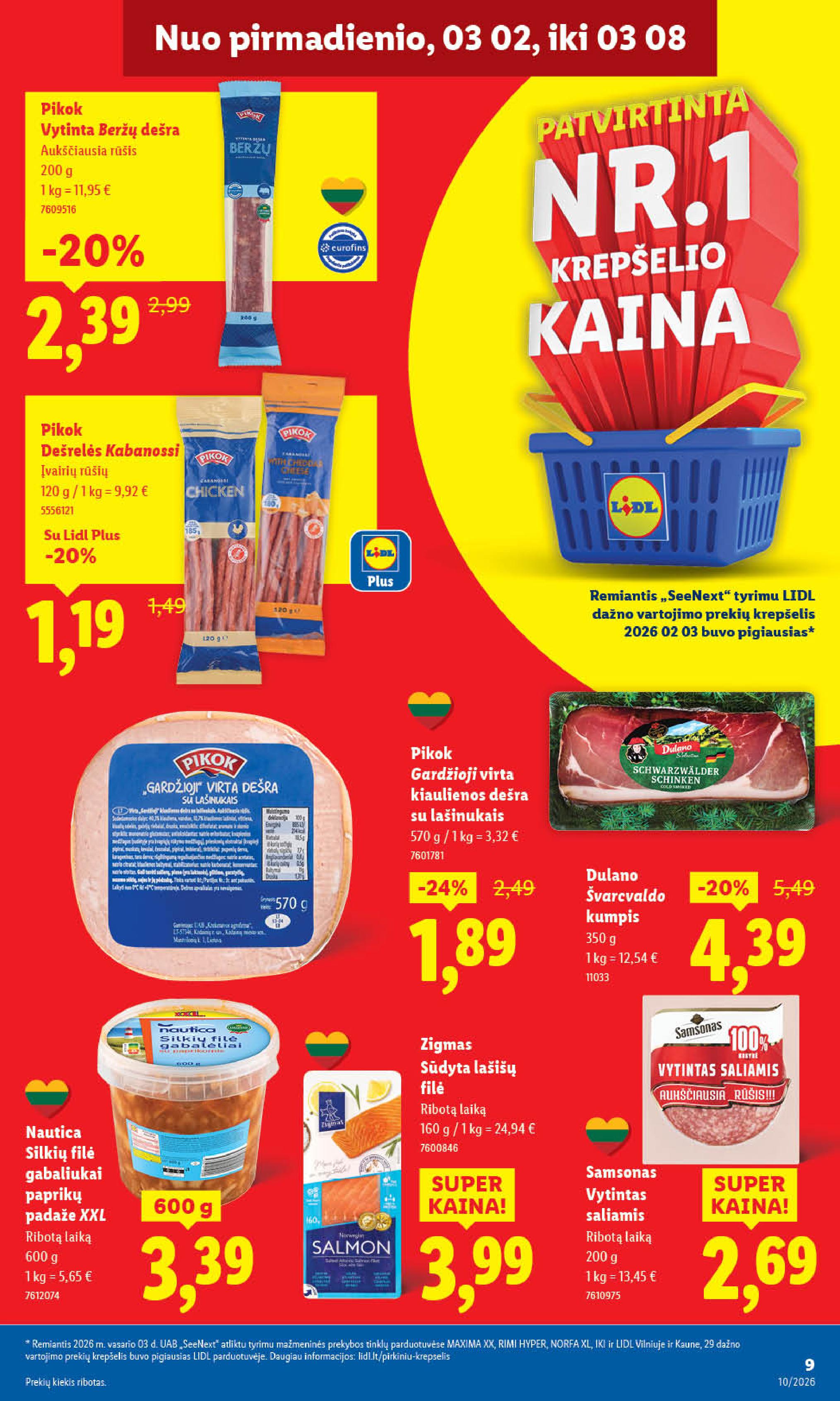 Naujausias LIDL kaininis katalogas 2026.03.02 - 2026.03.08