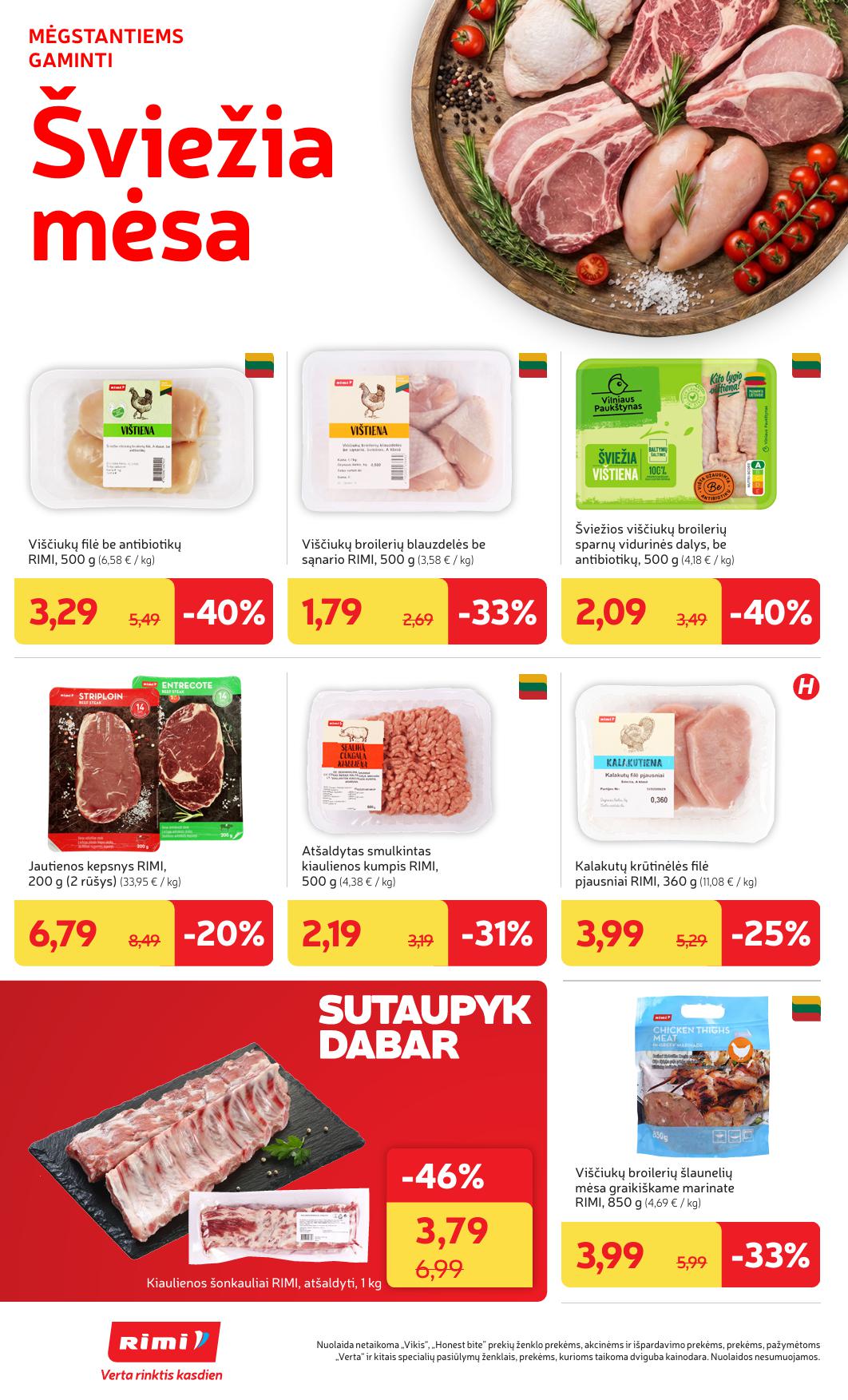 Naujausias RIMI kaininis katalogas 2026.04.21 - 2026.04.27