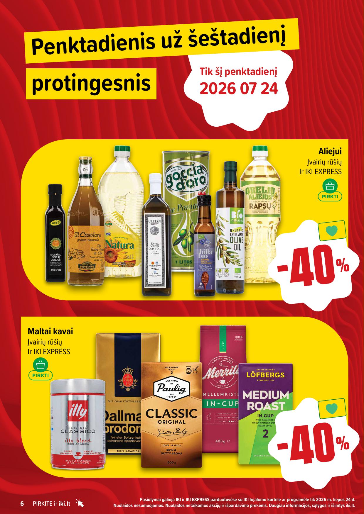 Naujausias IKI kaininis katalogas 2026.07.20 - 2026.07.26