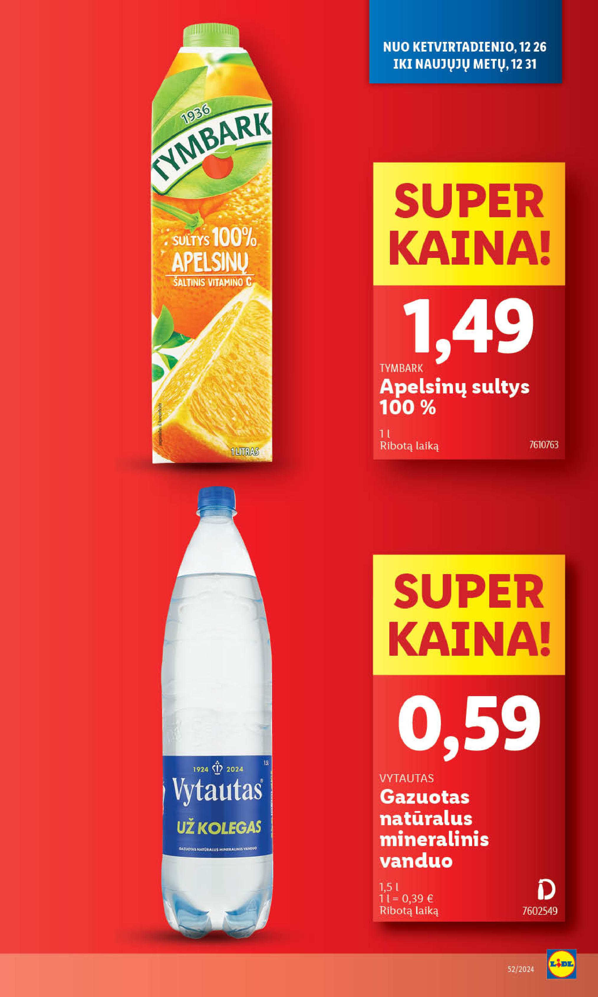 Naujausias LIDL kaininis katalogas 2024.12.26 - 2024.12.31