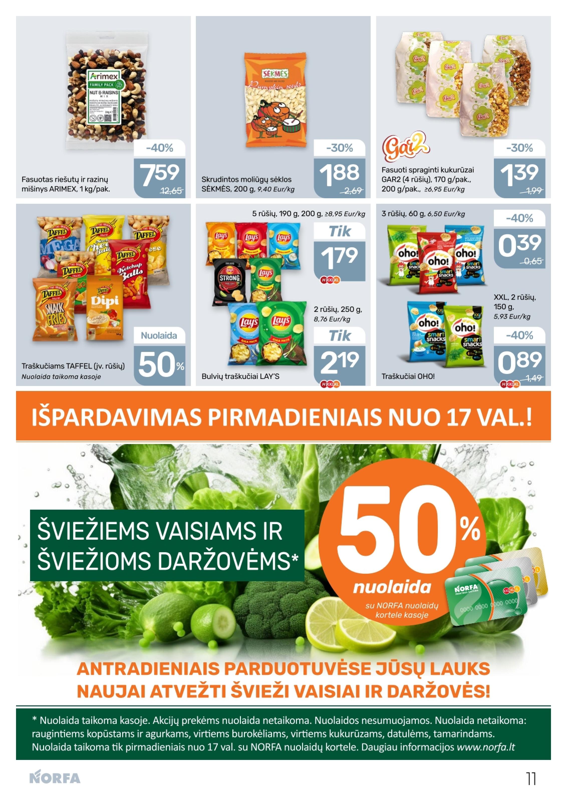 Naujausias NORFA kaininis katalogas 2026.03.19 - 2026.04.01