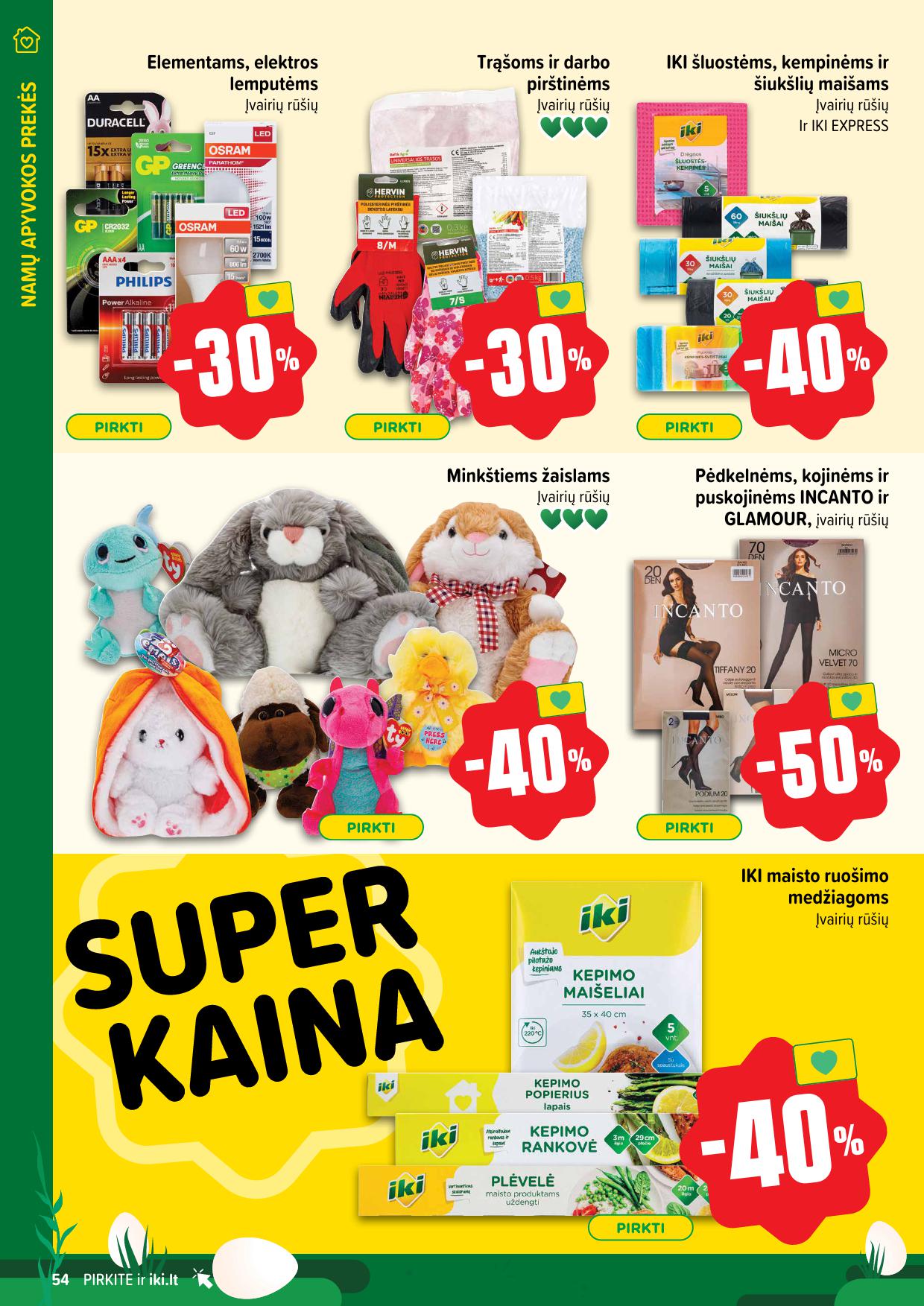Naujausias IKI kaininis katalogas 2025.04.07 - 2025.04.13