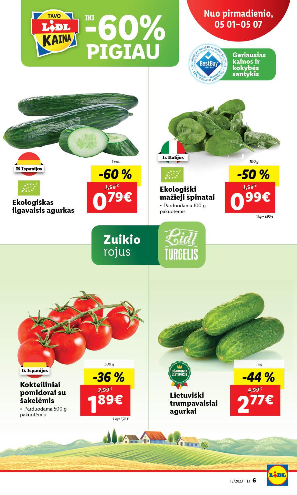 Naujausias LIDL kaininis katalogas 2023.05.01 - 2023.05.07