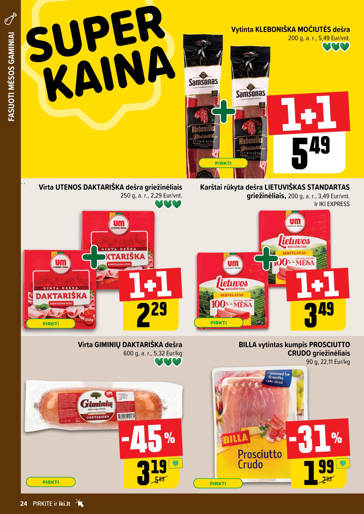 Naujausias IKI kaininis katalogas 2024.07.08 - 2024.07.14