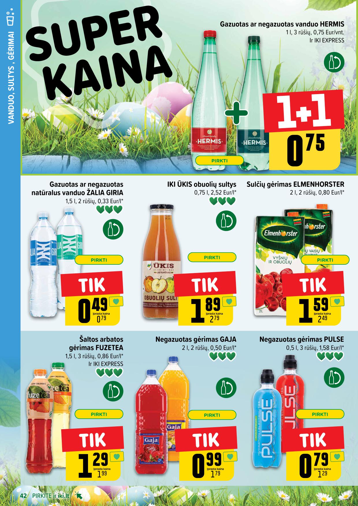 Naujausias IKI kaininis katalogas 2025.04.14 - 2025.04.19