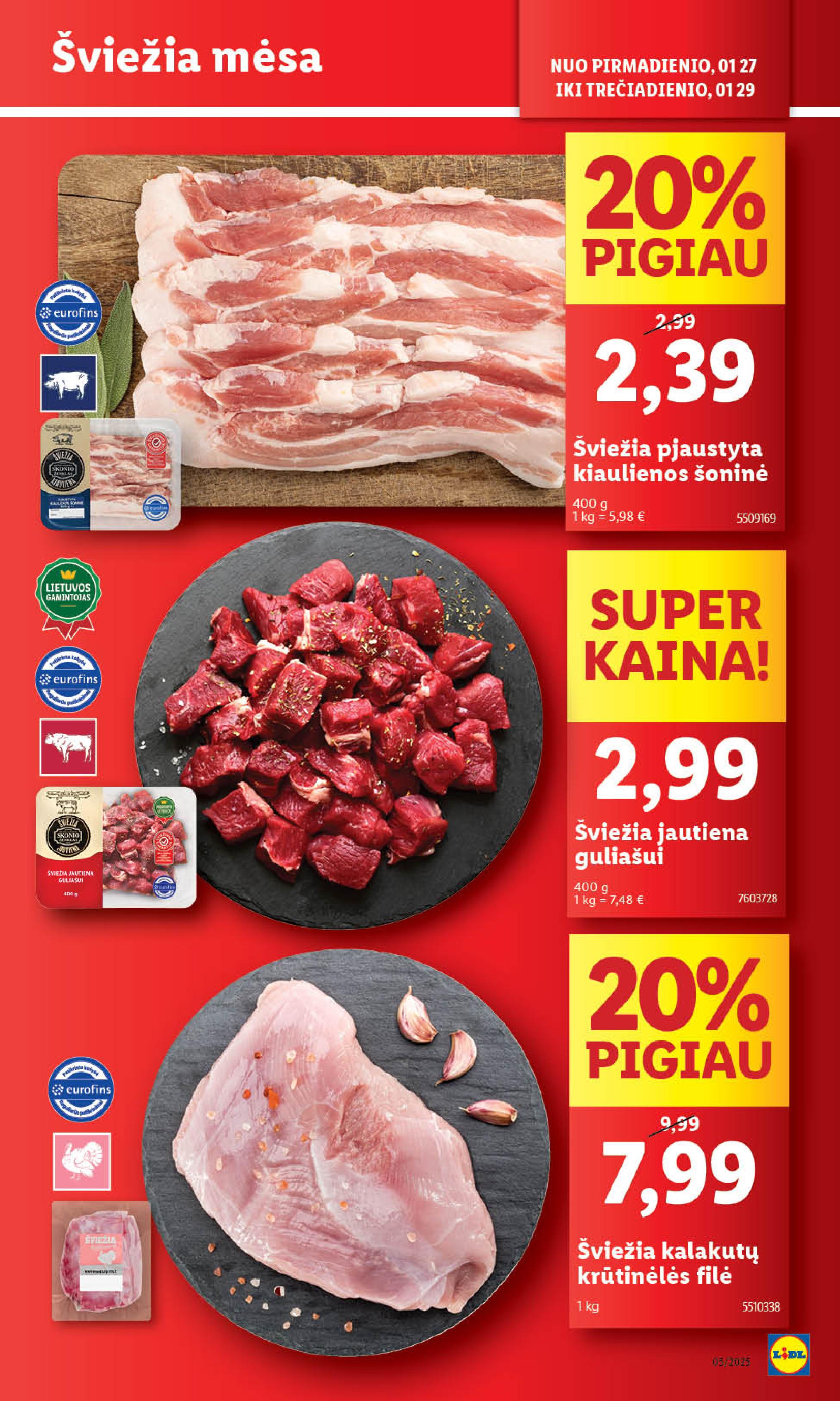 Naujausias LIDL kaininis katalogas 2025.01.27 - 2025.02.02