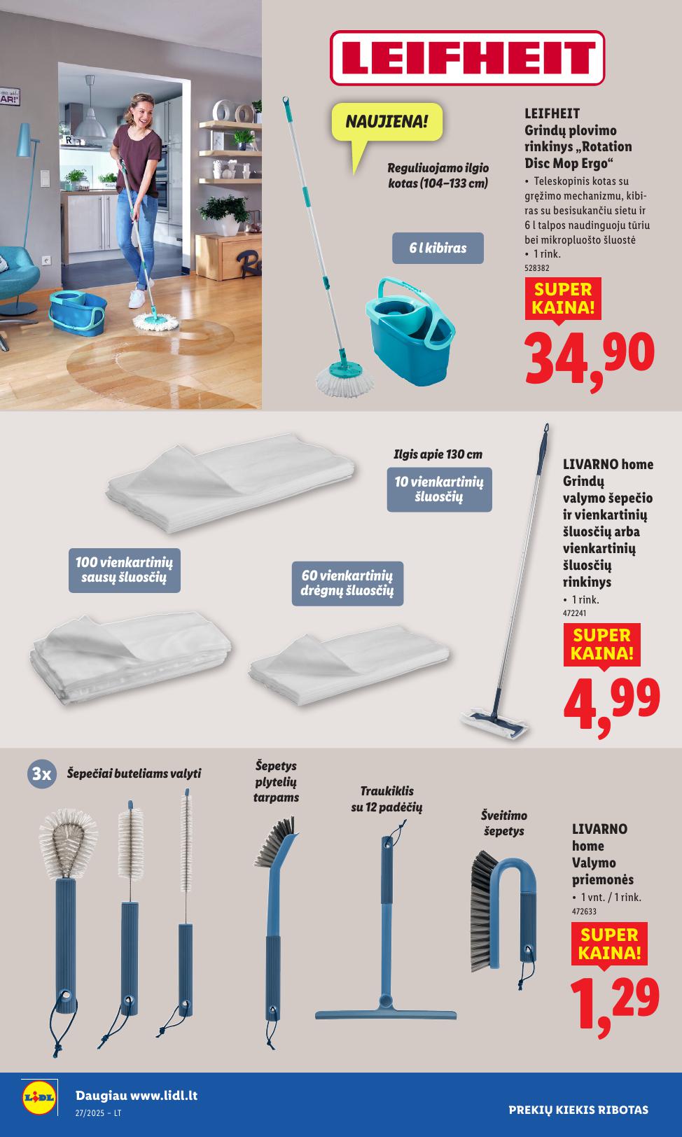 LIDL ne maisto prekių leidinys 2025.06.30 - 2025.07.06