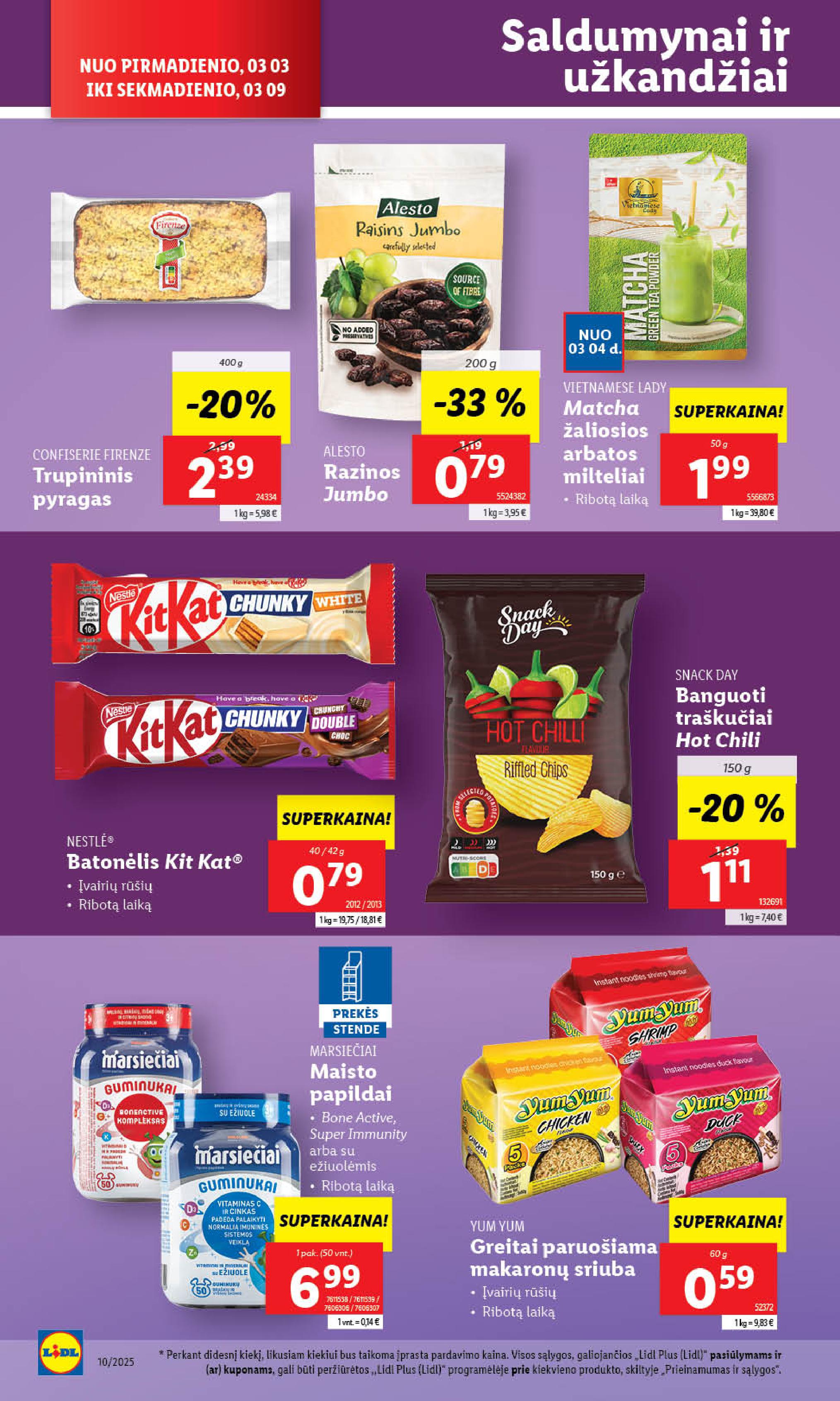 Naujausias LIDL kaininis katalogas 2025.03.03 - 2025.03.09