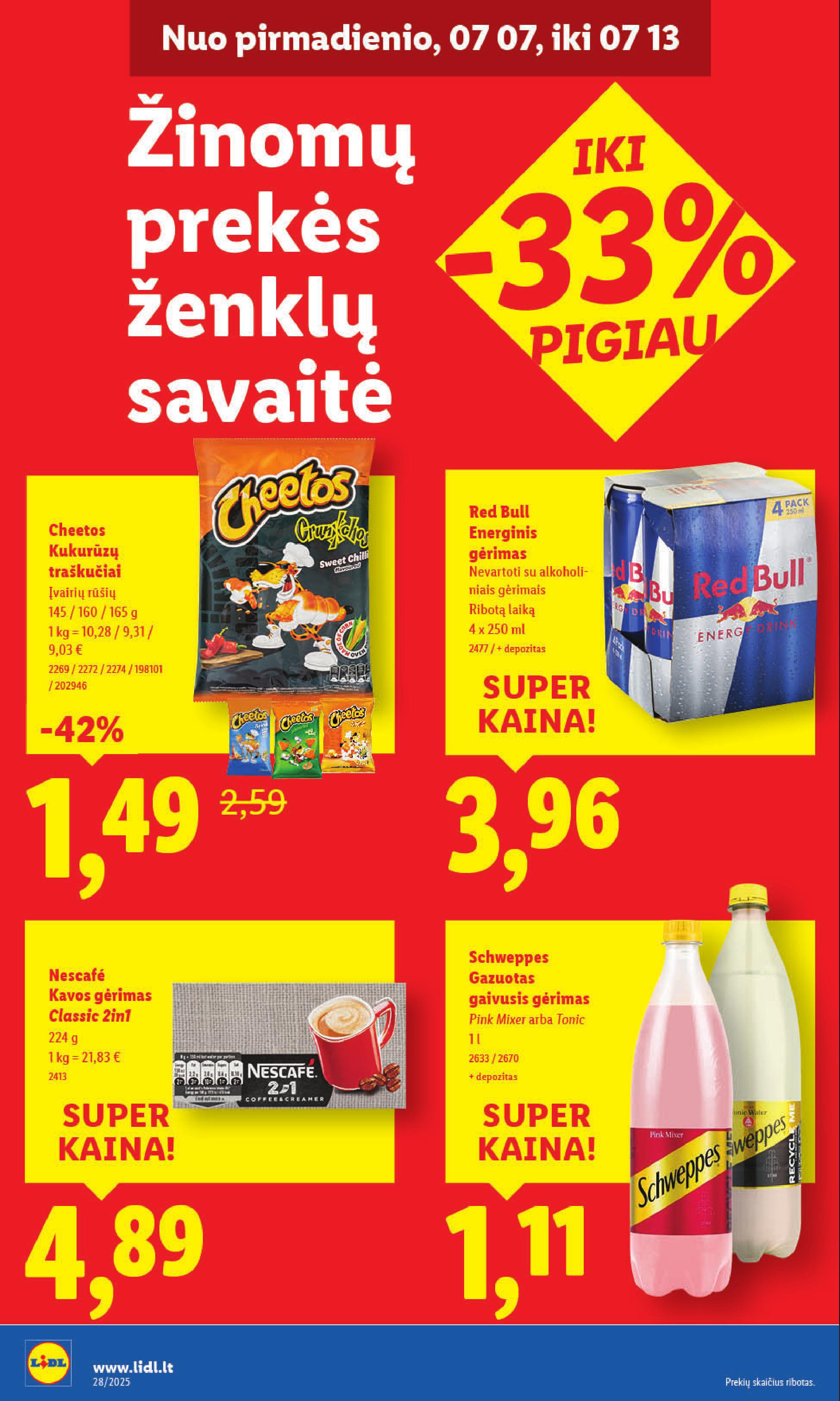 Naujausias LIDL kaininis katalogas 2025.07.07 - 2025.07.13