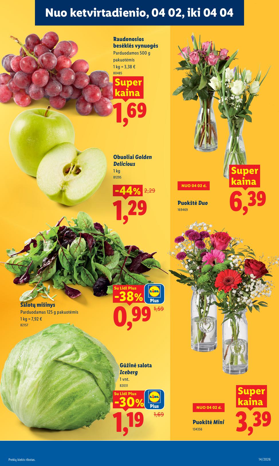 Naujausias LIDL kaininis katalogas 2026.03.30 - 2026.04.04