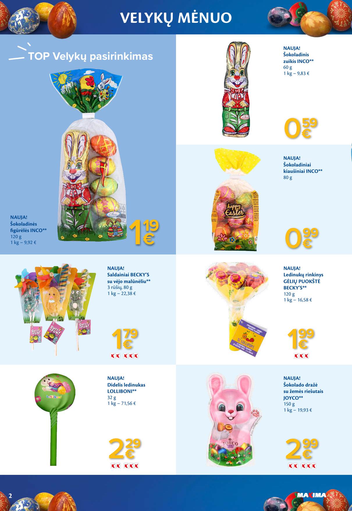 MAXIMA katalogas "VELYKŲ MĖNUO" 2026.03.03 - 2026.04.06