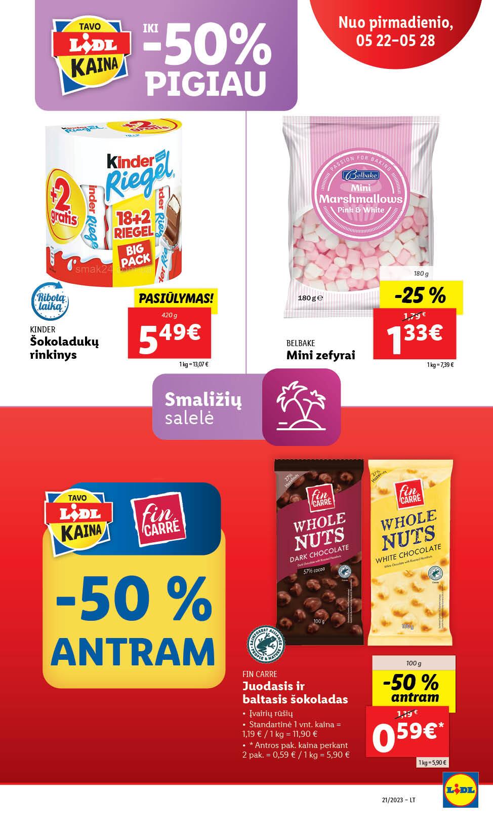 Naujausias LIDL kaininis katalogas 2023.05.22 - 2023.05.28