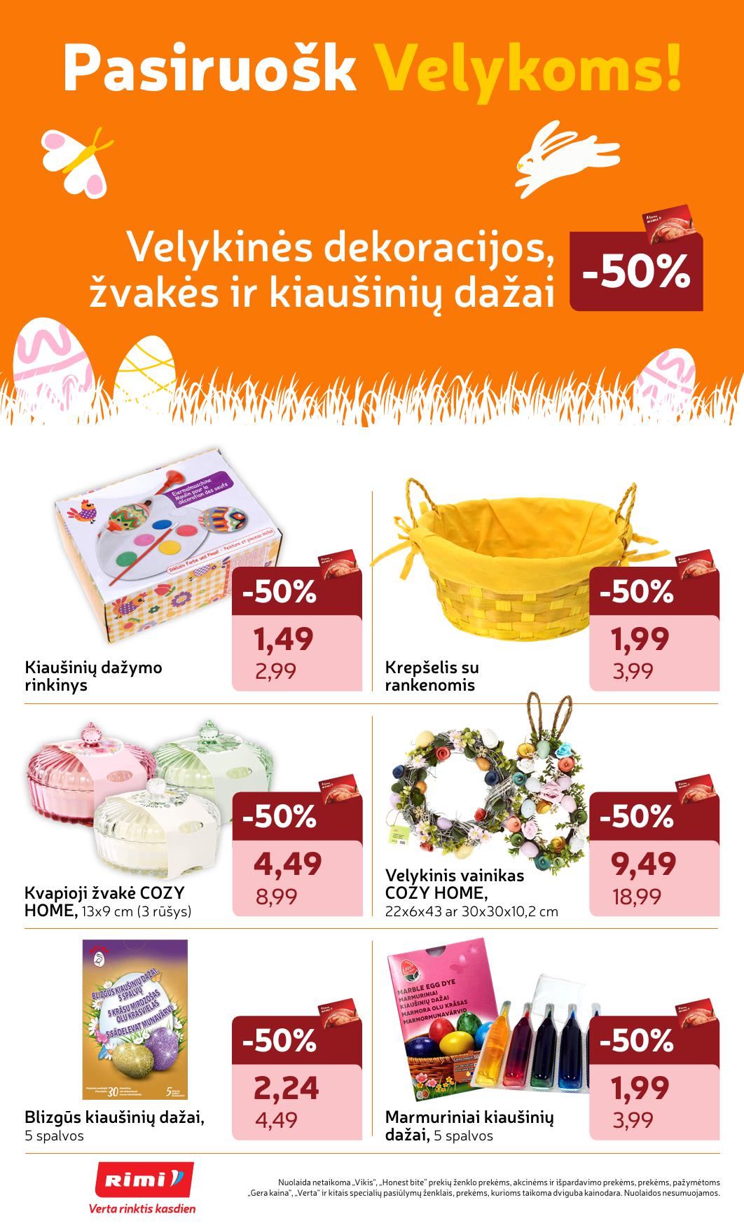 Naujausias RIMI kaininis katalogas 2026.03.24 - 2026.03.30