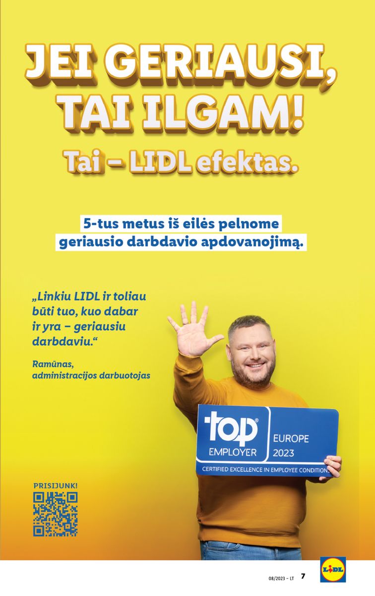 Naujausias LIDL kaininis katalogas 2023.02.20 - 2023.02.26