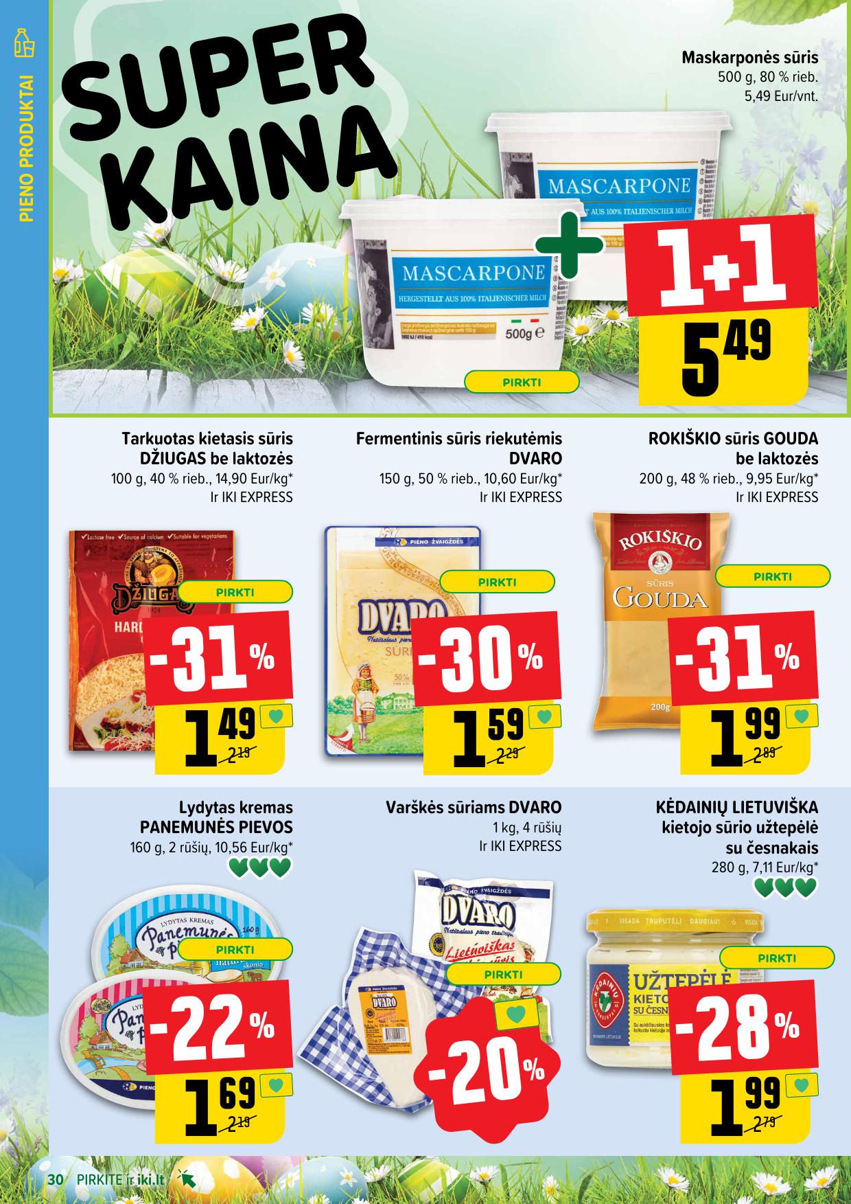 Naujausias IKI kaininis katalogas 2025.04.14 - 2025.04.19