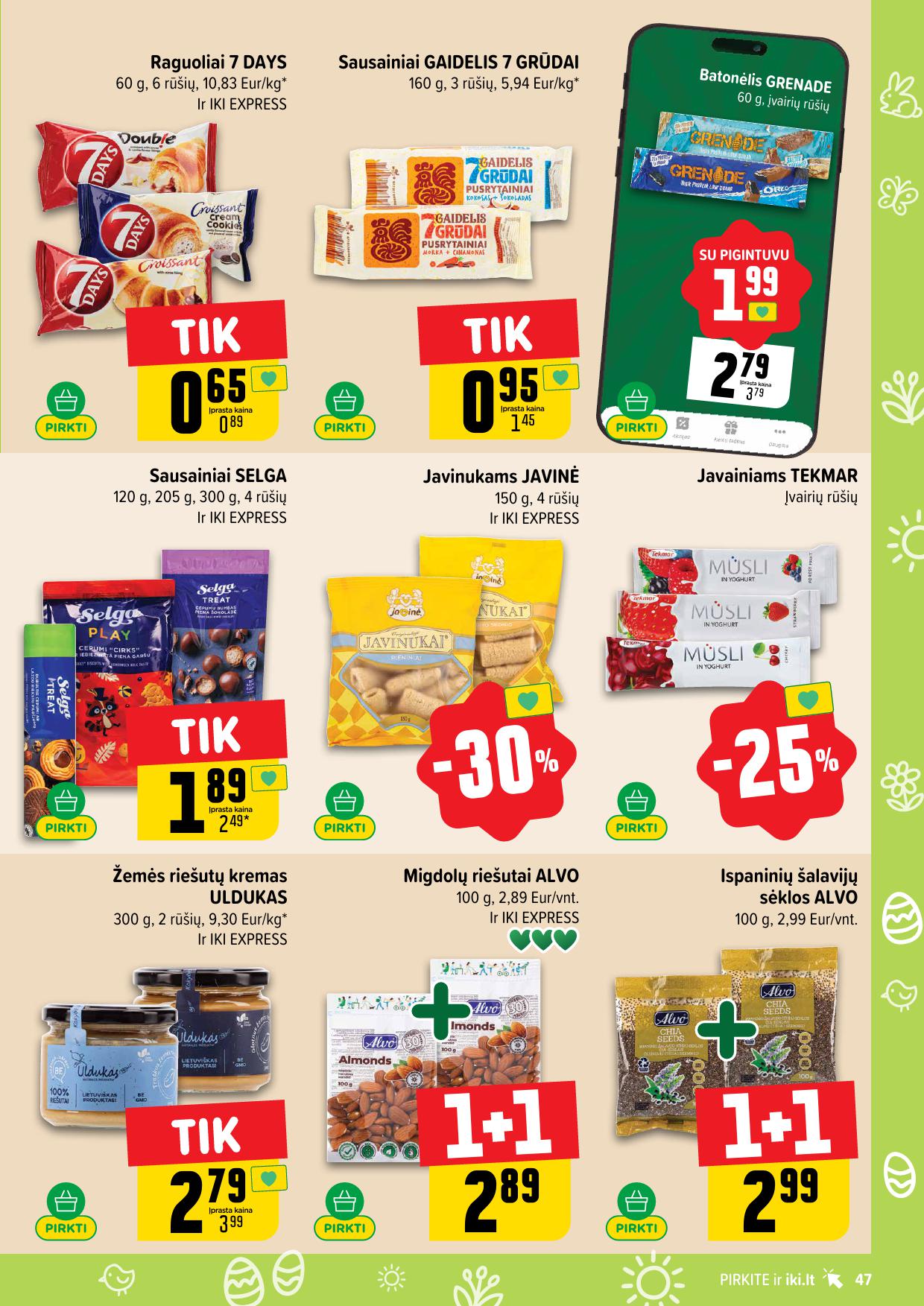 Naujausias IKI kaininis katalogas 2026.03.23 - 2026.03.29
