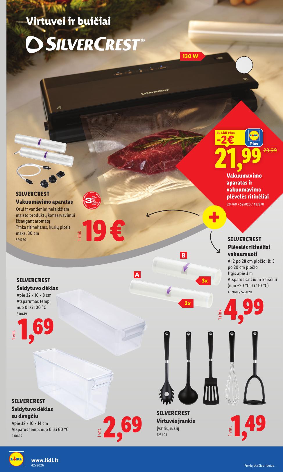 LIDL ne maisto prekių leidinys 2026.10.12 - 2026.10.18