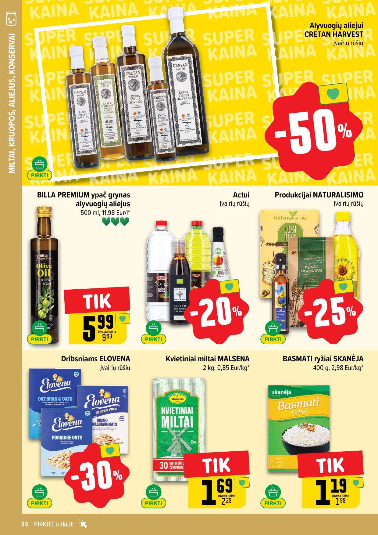 Naujausias IKI kaininis katalogas 2026.01.26 - 2026.02.01