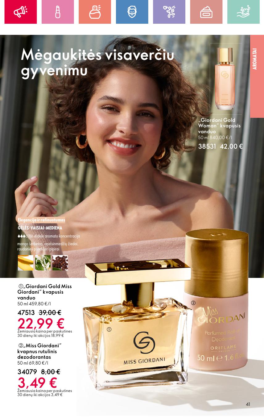 ORIFLAME katalogas galioja 2025.08.03 - 2025.08.23