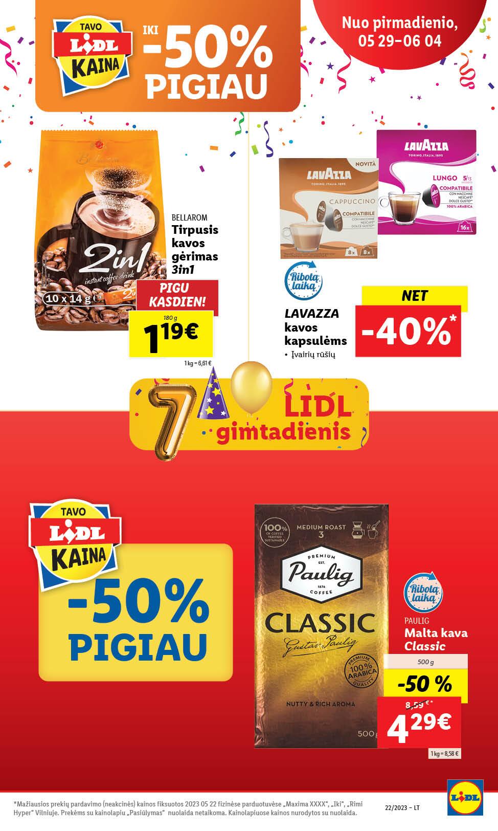Naujausias LIDL kaininis katalogas 2023.05.29 - 2023.06.04