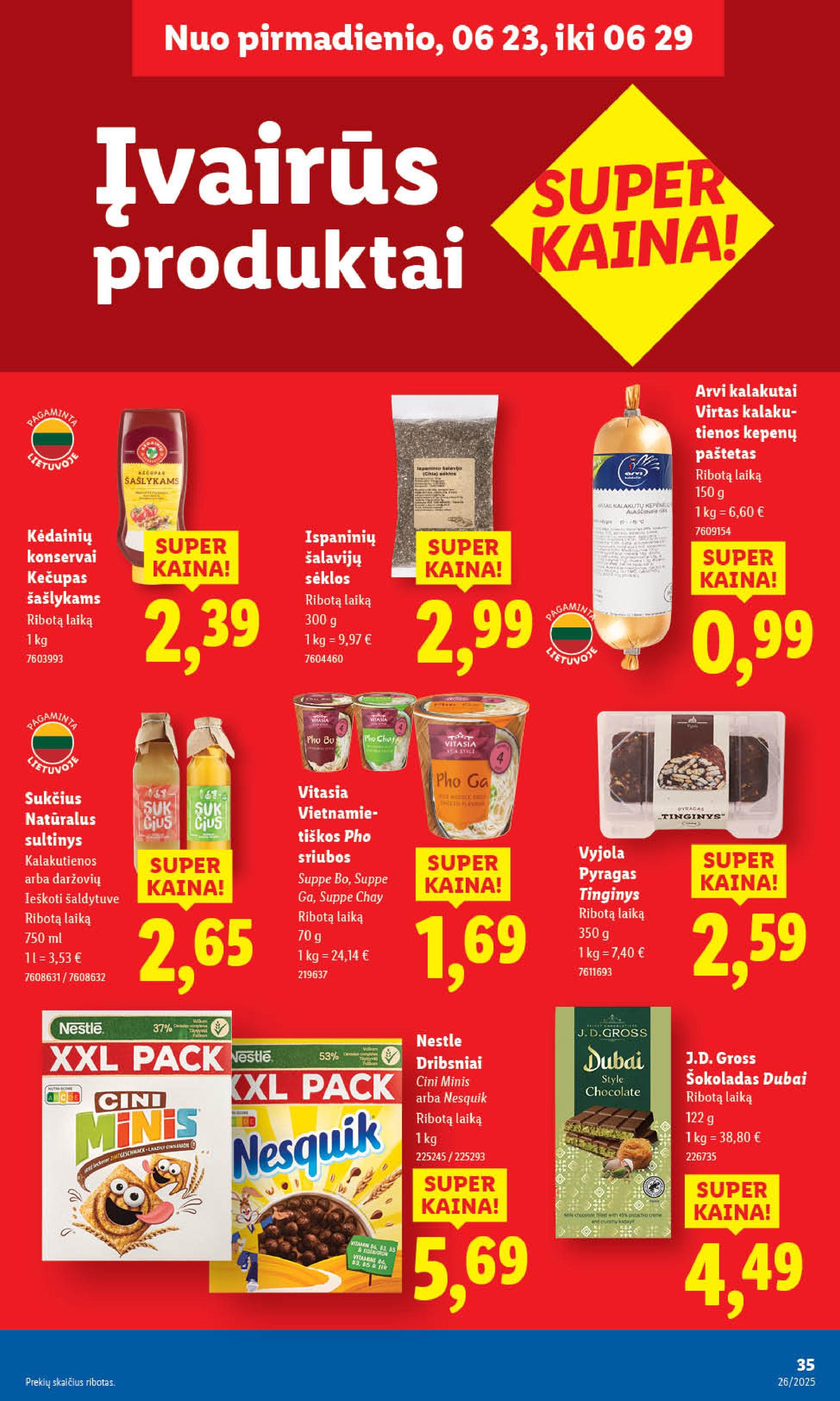 Naujausias LIDL kaininis katalogas 2025.06.23 - 2025.06.29