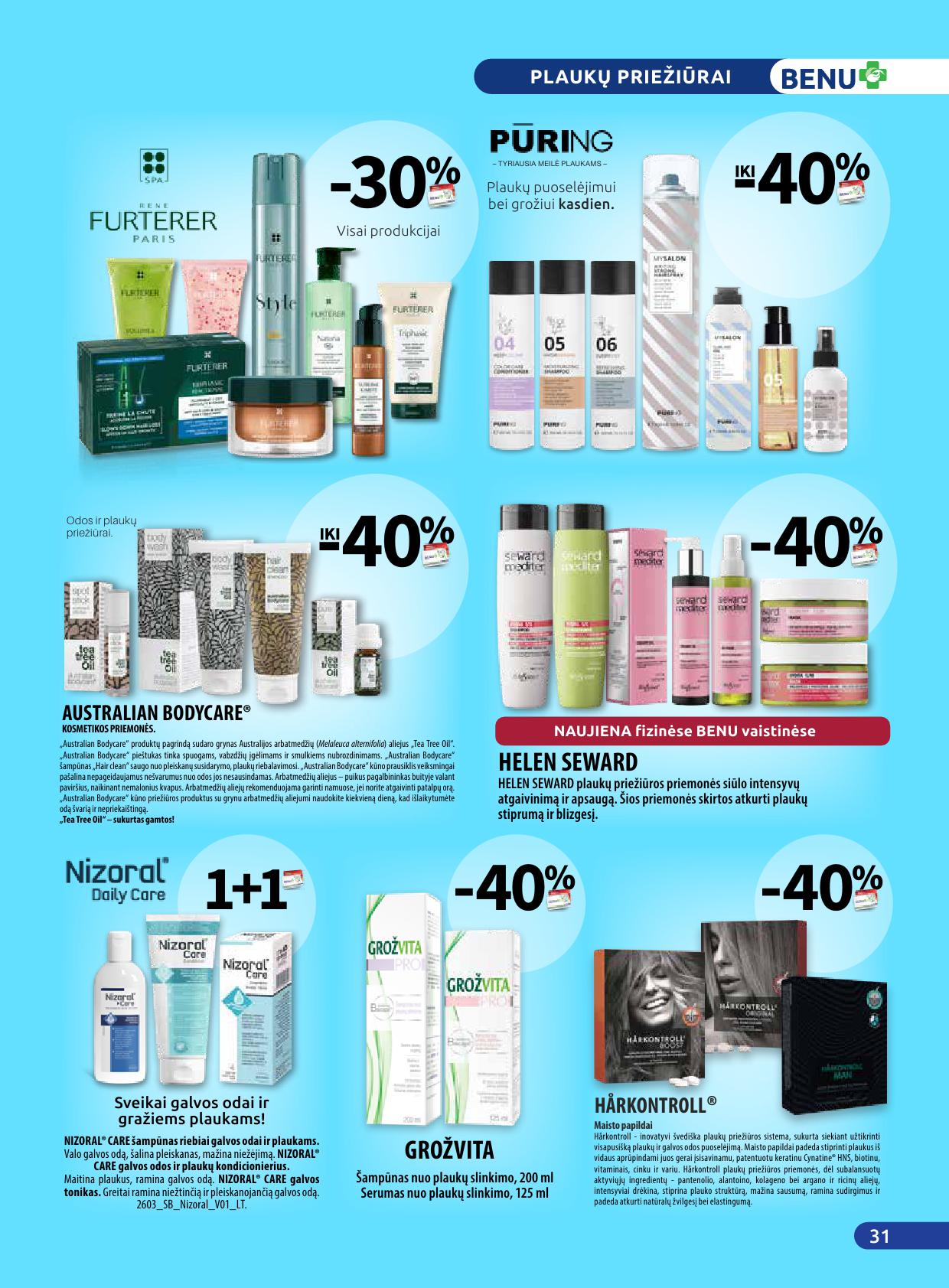 BENU vaistinės akcijų ir nuolaidų leidinys 2026.04.01 - 2026.04.30