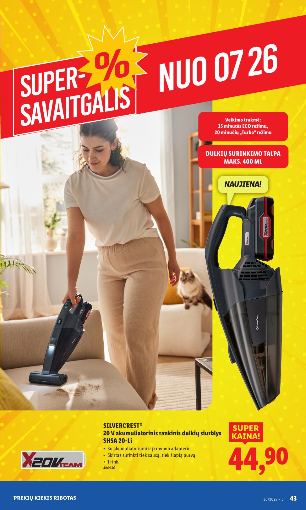 LIDL ne maisto prekių leidinys 2025.07.21 - 2025.07.27