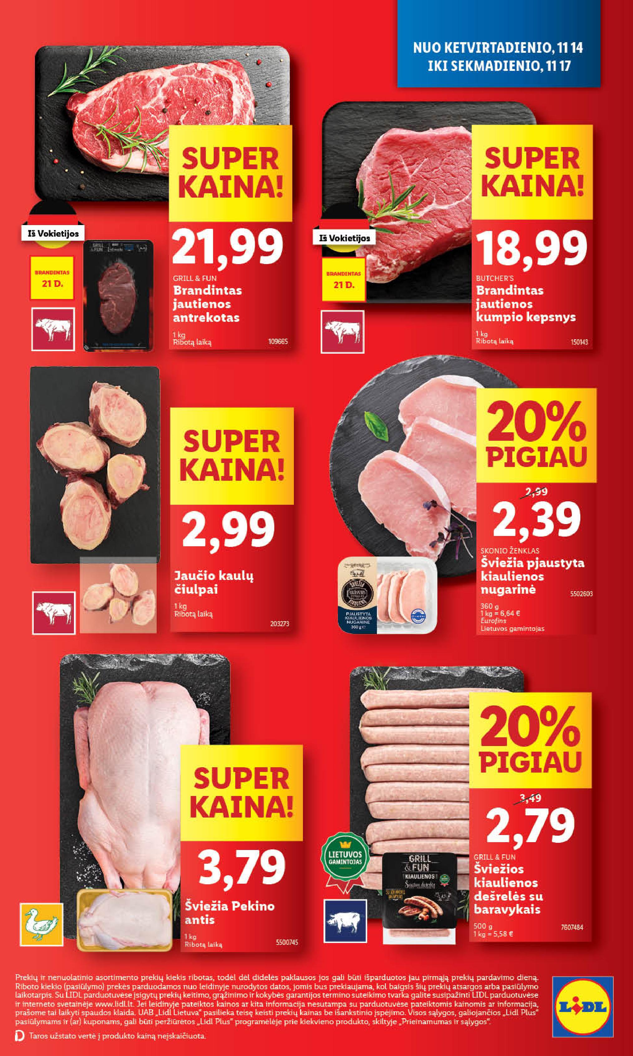 Naujausias LIDL kaininis katalogas 2024.11.11 - 2024.11.17