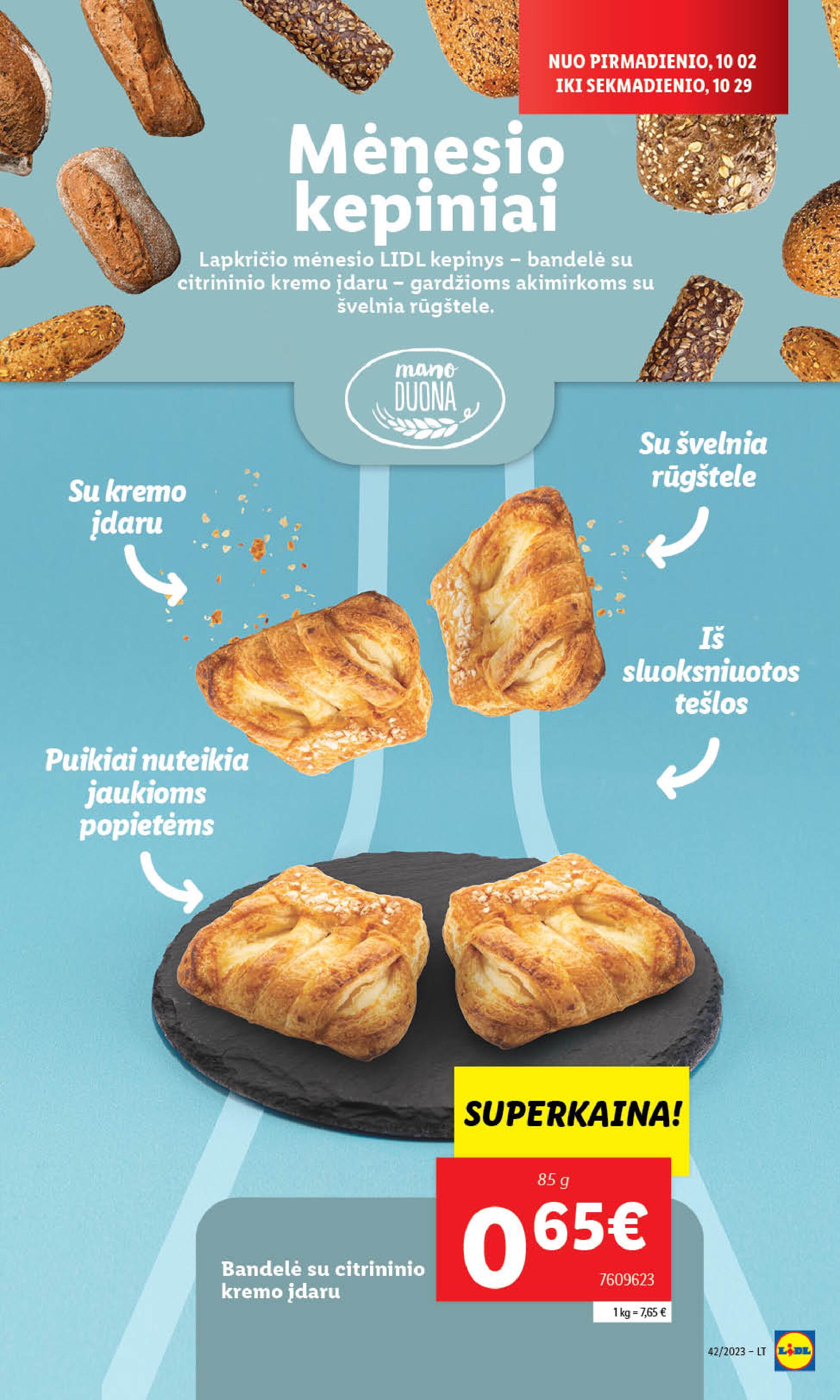 Naujausias LIDL kaininis katalogas 2023.10.16 - 2023.10.22
