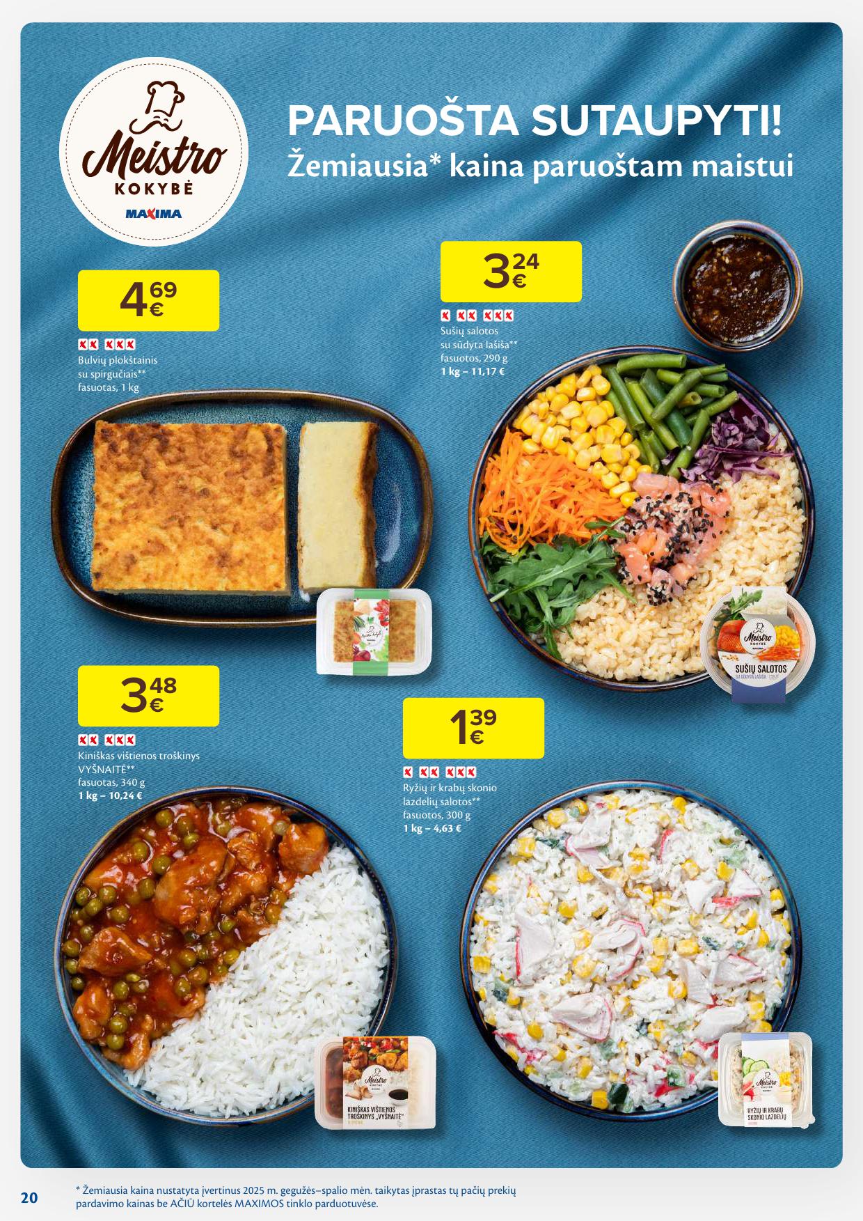 Naujausias MAXIMA kaininis katalogas 2026.01.27 - 2026.02.02