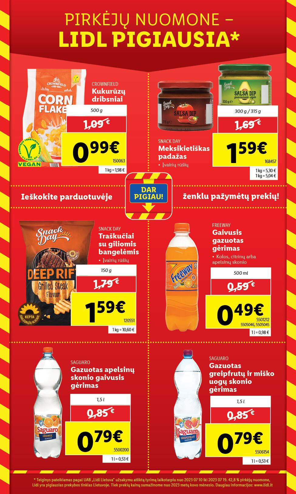 LIDL katalogas "MAŽINAM KAINAS!"