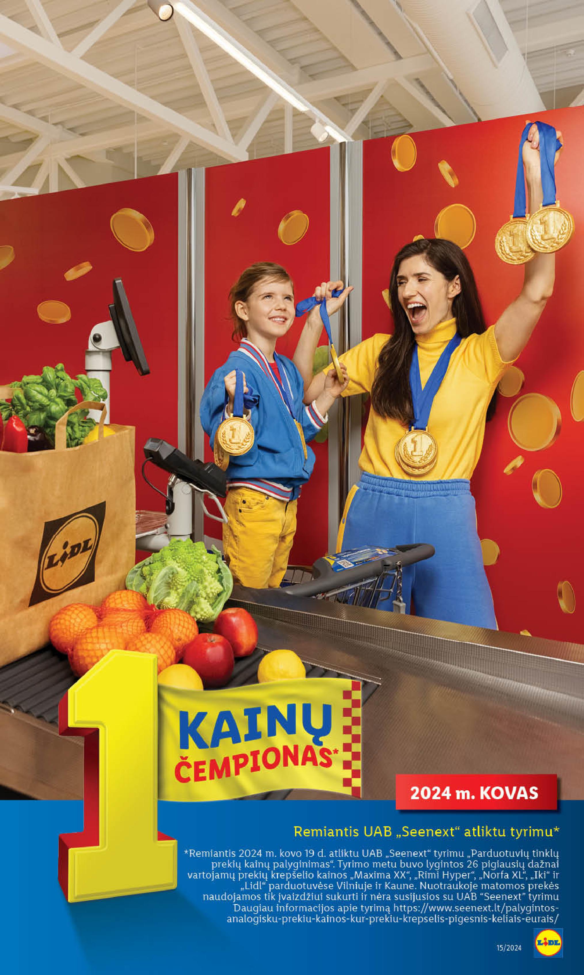 Naujausias LIDL kaininis katalogas 2024.04.08 - 2024.04.14