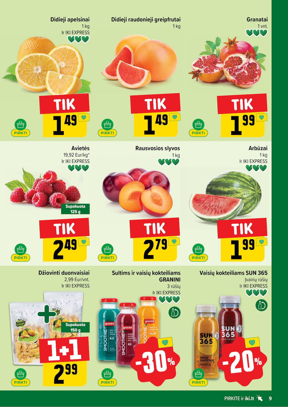 IKI SAVAITĖLĖ akcijų ir nuolaidų leidinys Nr.17 2026.04.20 - 2026.04.26