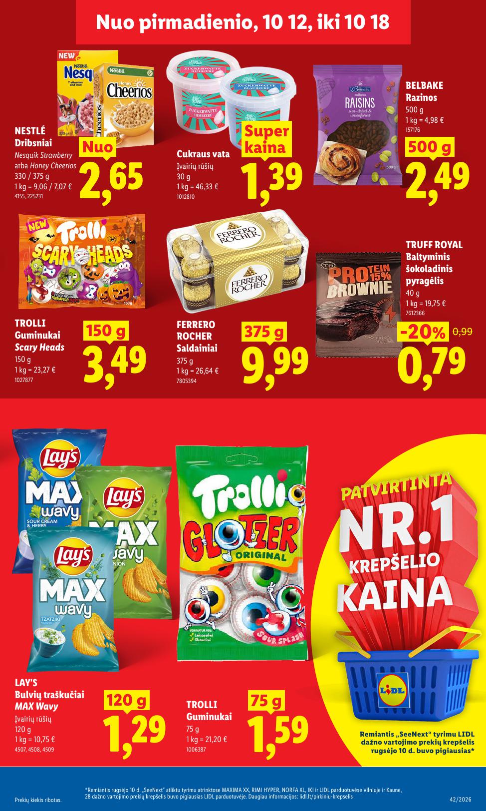 Naujausias LIDL kaininis katalogas 2026.10.12 - 2026.10.18