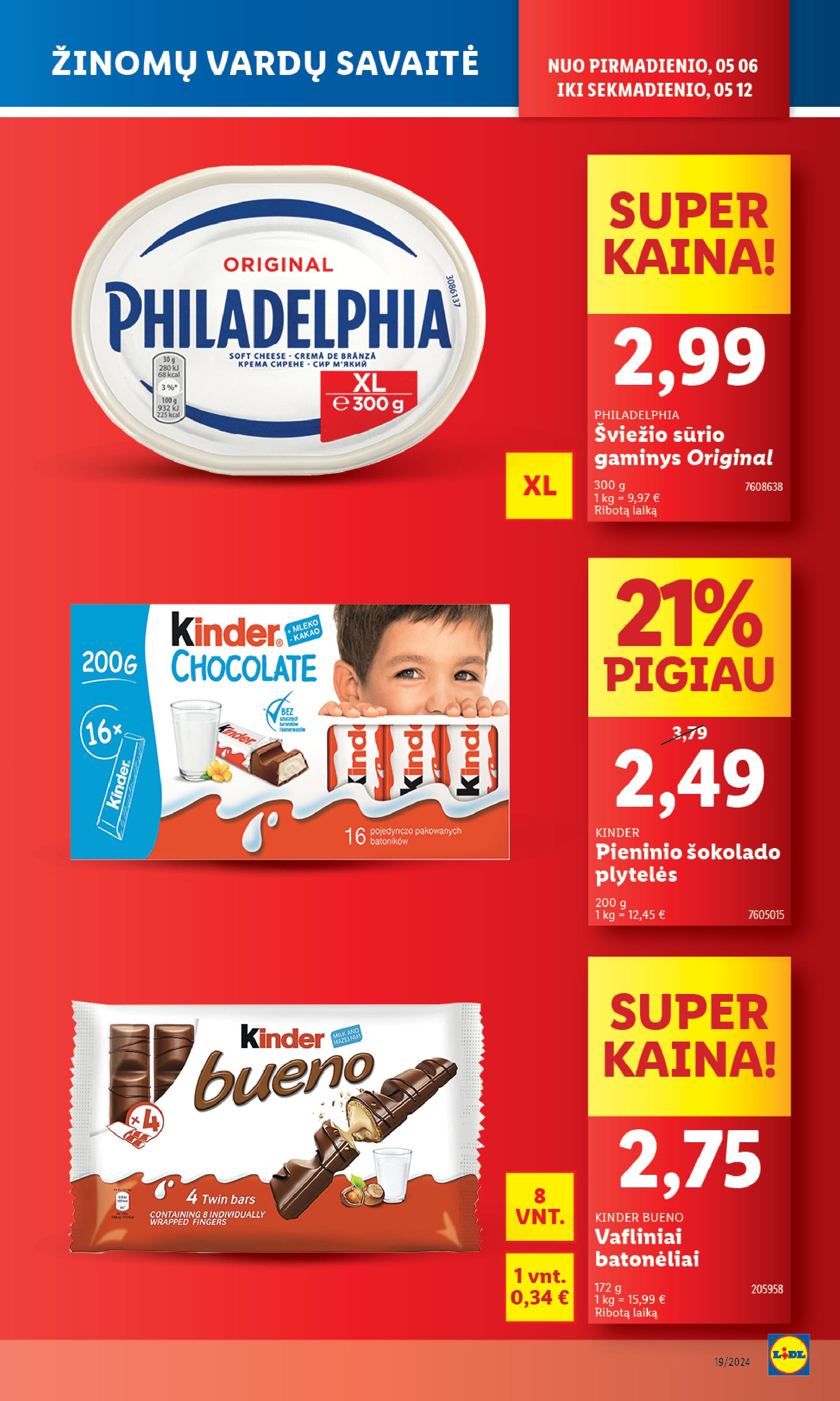 Naujausias LIDL kaininis katalogas 2024.05.06 - 2024.05.12
